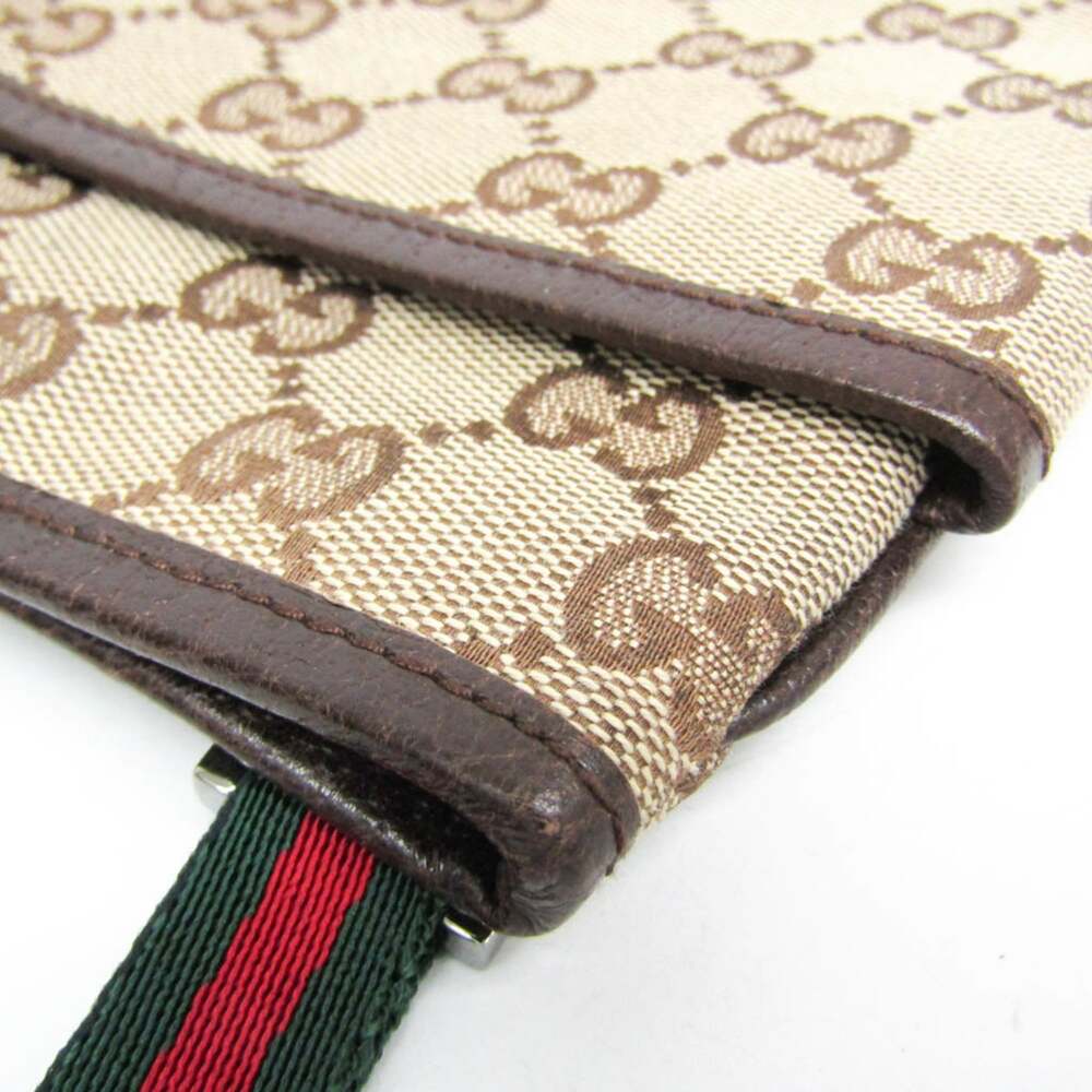 Gucci Web Strap Zip Messenger Bag Gg #251211G52B - Picture 7 of 9